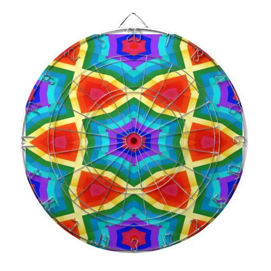 Rainbow Kaleidoscoop 2183 Dartbord (Voorkant)