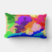 Rainbow Kaleidoscope Butterflies Kussen (Voorkant)