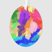 Rainbow Kaleidoscope Butterflies Ornament (voorkant)