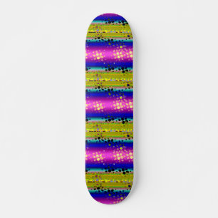 Rainbow Kaleidoscope Dotted Bursts Pattern Persoonlijk Skateboard