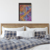 Rainbow Kaleidoscope Mandala Canvas Afdruk (Insitu (Slaapkamer))