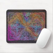 Rainbow Kaleidoscope Mandala Muismat (Met muis)