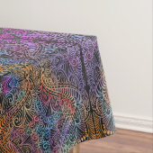 Rainbow Kaleidoscope Mandala Tafelkleed (Voorbeeld)