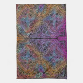 Rainbow Kaleidoscope Mandala Theedoek (Verticaal)