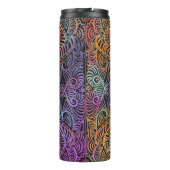 Rainbow Kaleidoscope Mandala Thermosbeker (Achterkant)