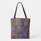 Rainbow Kaleidoscope Mandala Tote Bag (Achterkant)