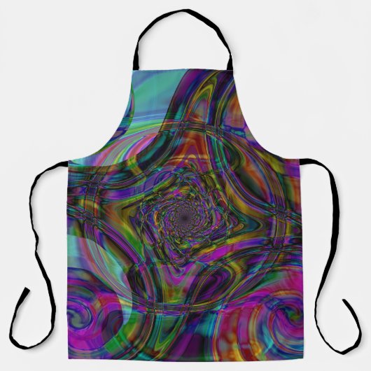 Rainbow Kaleidoscope Schort (Voorkant)