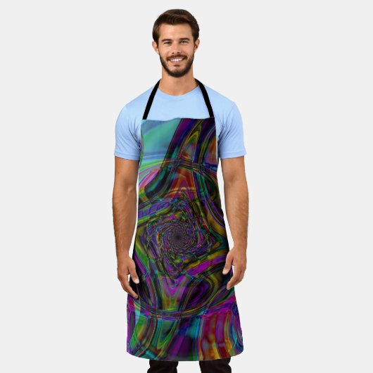 Rainbow Kaleidoscope Schort (Gedragen)