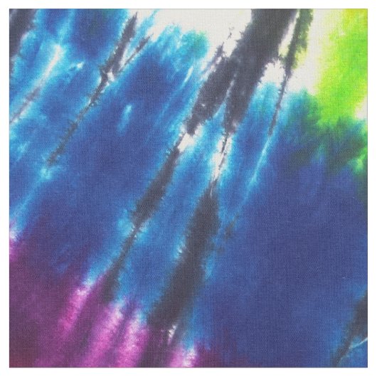 Rainbow Kaleidoscope Stropdas-Dye Stof (Close Up)
