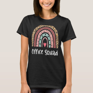 Rainbow Kantoor Squad School Secretary Kantoor T-shirt