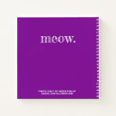 Rainbow Kat aanpasbaar spiraalschetchbook Notitieboek (Achterkant)