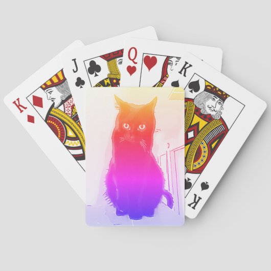 Rainbow Kat speelkaarten (Achterkant)