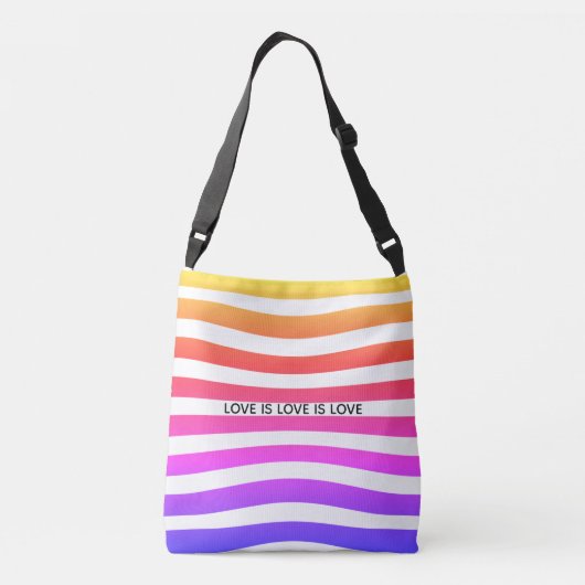 Rainbow Katten Crossbody Bag Crossbody Tas (Achterkant)