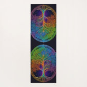 Rainbow Keltische levensboom Yogamat (Achterkant)