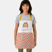 Rainbow kerstkleurrijke leuke leuke leuke leuke ge schort (Insitu)