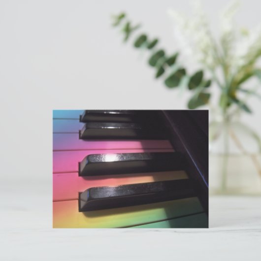Rainbow Keys Foto Briefkaart (Staand voorkant)
