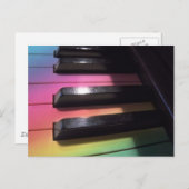 Rainbow Keys Foto Briefkaart (Voorkant / Achterkant)