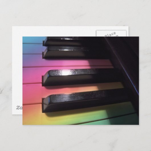 Rainbow Keys Foto Briefkaart (Voorkant / Achterkant)