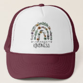 Rainbow Kies Vriendelijkheid Boho Trucker Pet (Voorkant)