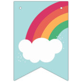 Rainbow Kinder Happy Birthday Vlaggetjes (Eerste vlag)