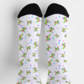 Rainbow kinder hond Puppy Polka Dot Bright Fun Kle Sokken (Top)