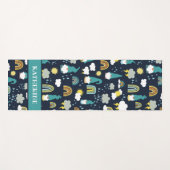 Rainbow-Kinderen op regenachtige dag Yogamat (Voorkant (horizontaal))