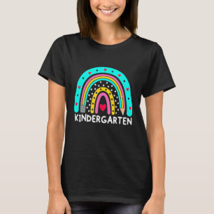 Rainbow Kindergarten leraar eerste schooldag T-shirt