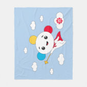 Rainbow King Fleece Deken (Voorkant)