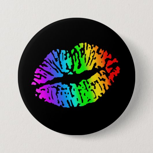 Rainbow Kiss Button (Voorkant)