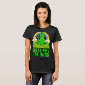 Rainbow Kiss Me I'm Irish Siamese Cat St Patrick' T-shirt (Voorkant volledig)