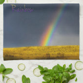 Rainbow Kitchen Towel met Chase Your Rainbow-tekst Theedoek (Gevouwen)