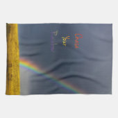 Rainbow Kitchen Towel met Chase Your Rainbow-tekst Theedoek (Horizontaal)