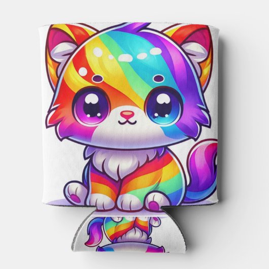 Rainbow Kitten Blikjeskoeler (Achterkant)