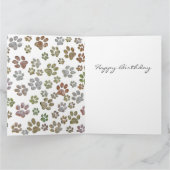 Rainbow Kitten Cute Cat Modern Art Kaart (Binnen)