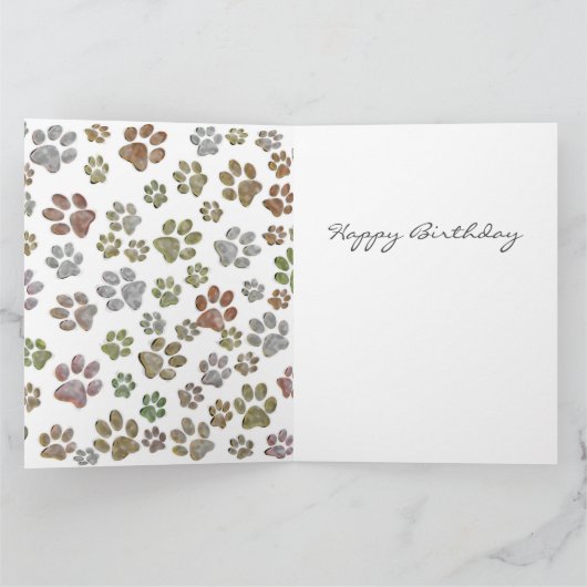 Rainbow Kitten Cute Cat Modern Art Kaart (Binnen)