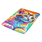 Rainbow Kitten Dromen Badmat (Gekanteld)