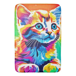 Rainbow Kitten Dromen Badmat