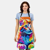 Rainbow Kitten Dromen Schort (Gedragen)