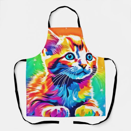 Rainbow Kitten Dromen Schort (Voorkant)