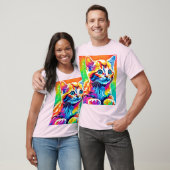 Rainbow Kitten Dromen T-shirt (Unisex)