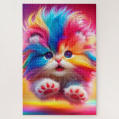 Rainbow Kitten Legpuzzel (Verticaal)