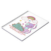 Rainbow Kitten Notebook + Quote Notitieboek (Linkerzijde)