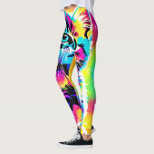 Rainbow Kitten Portret Leggings (Links)
