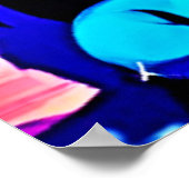 Rainbow Kitten Portret Poster (Hoek)