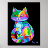 Rainbow Kitten Poster (Voorkant)