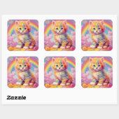 Rainbow Kitten Stickers (Vel)