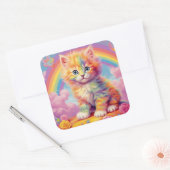 Rainbow Kitten Stickers (Envelop)
