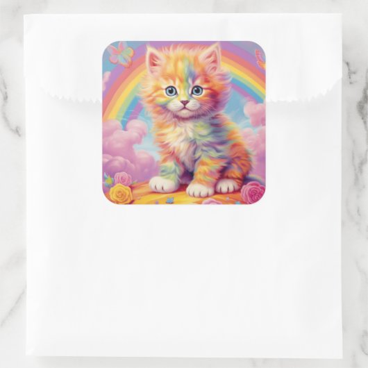 Rainbow Kitten Stickers (Tas)