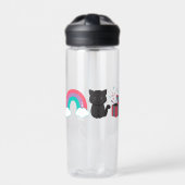 Rainbow Kitten Surprise Icon Water Bottle Waterfles (Voorkant)