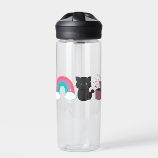 Rainbow Kitten Surprise Icon Water Bottle Waterfles